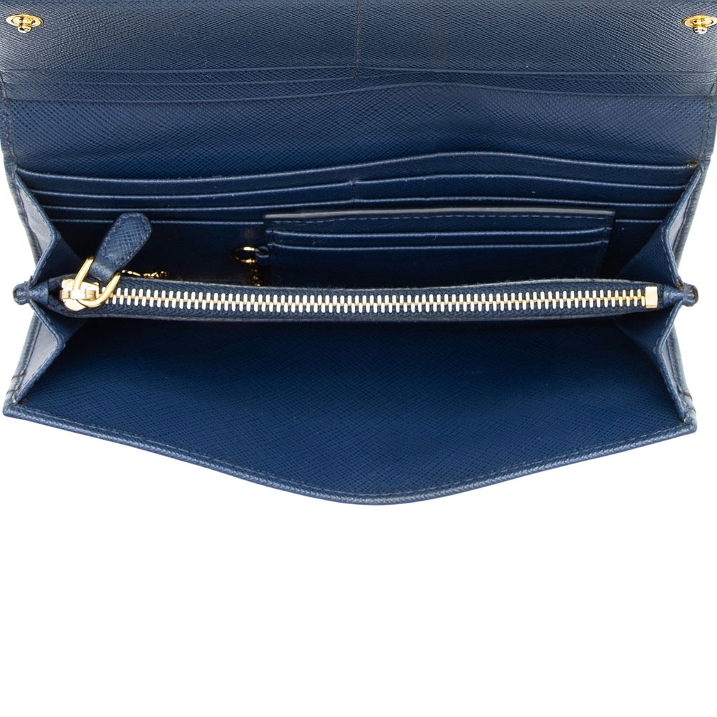 Prada Saffiano Continental Wallet