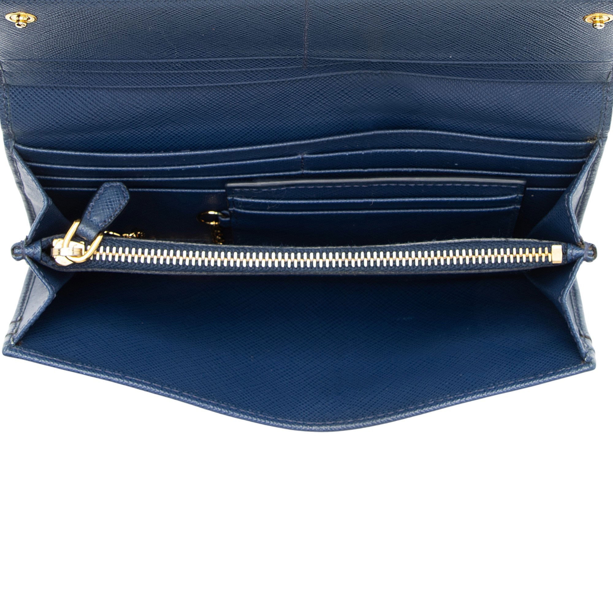 Prada Saffiano Continental Wallet