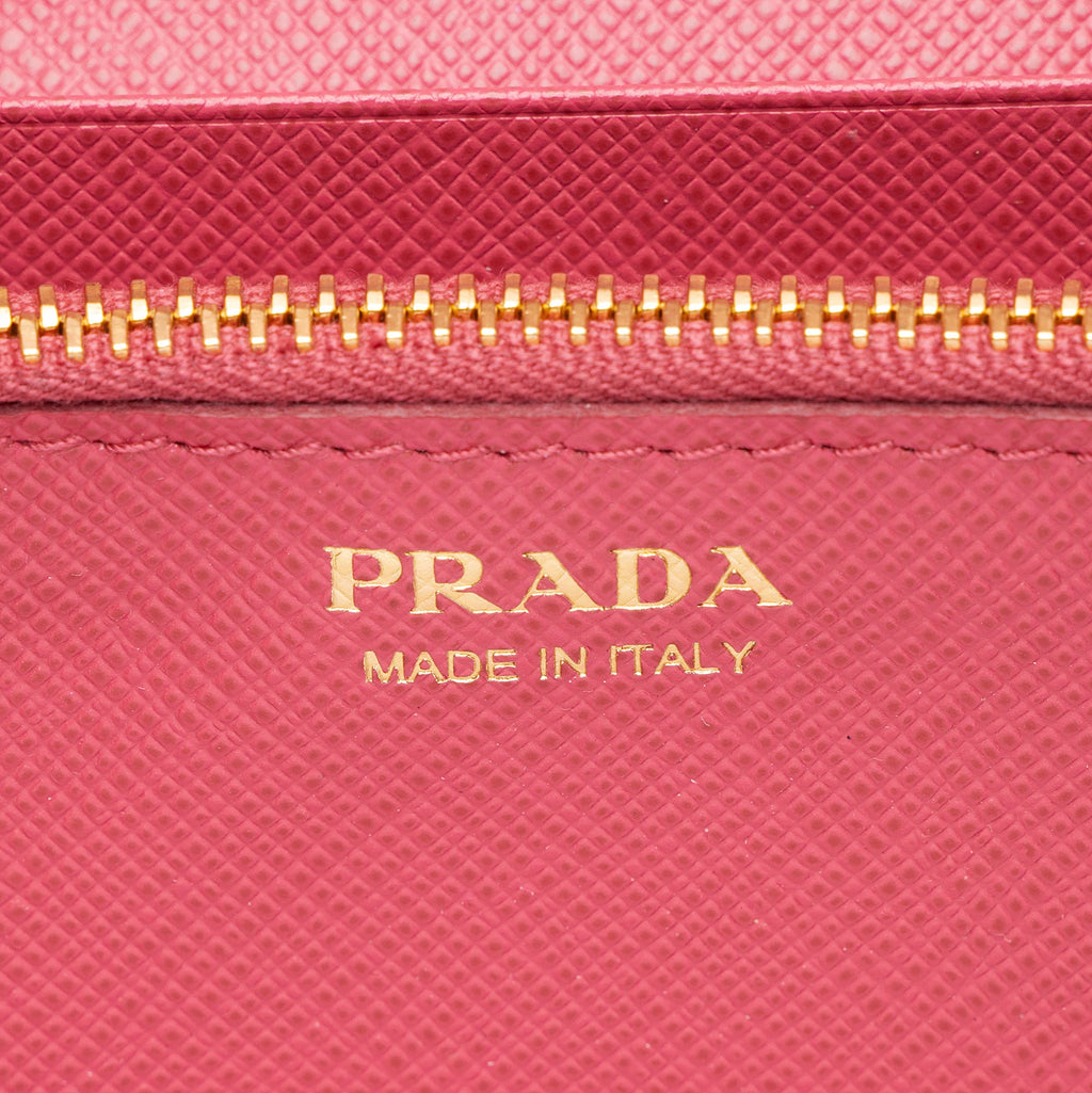 Prada Saffiano Continental Wallet