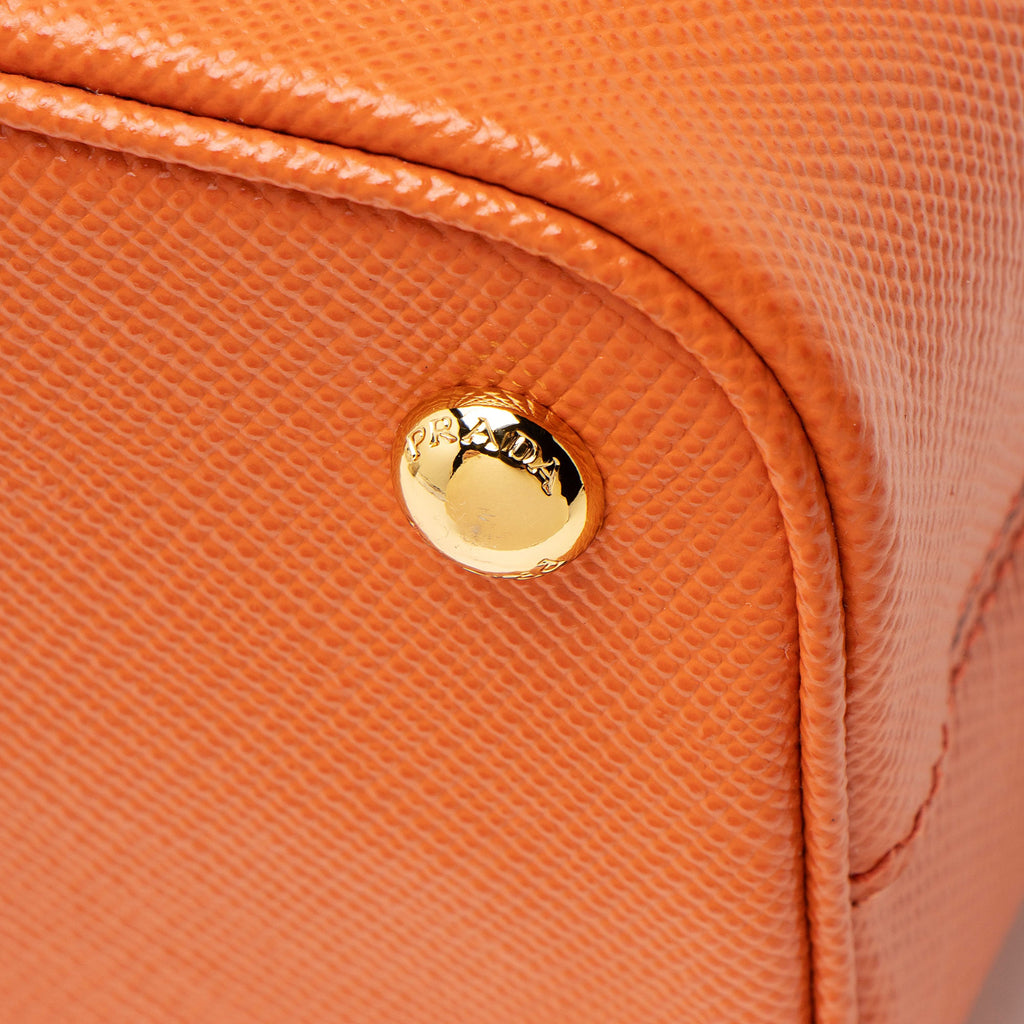 Prada Saffiano Cuir Panier Small Bucket Bag