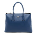 Prada Saffiano Cuir Turnlock Twin Satchel