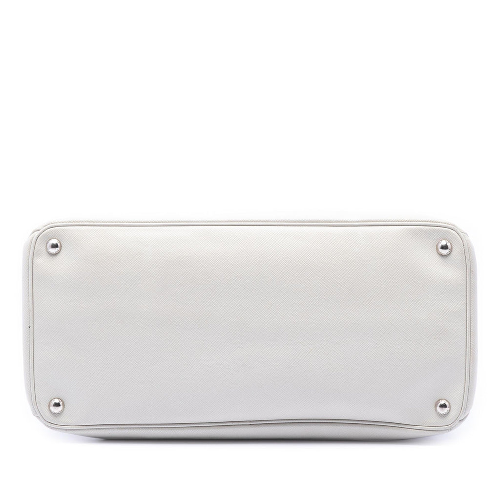 Prada Saffiano Cuir Turnlock Twin Satchel
