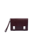 Prada Saffiano Double Lock Convertible Clutch