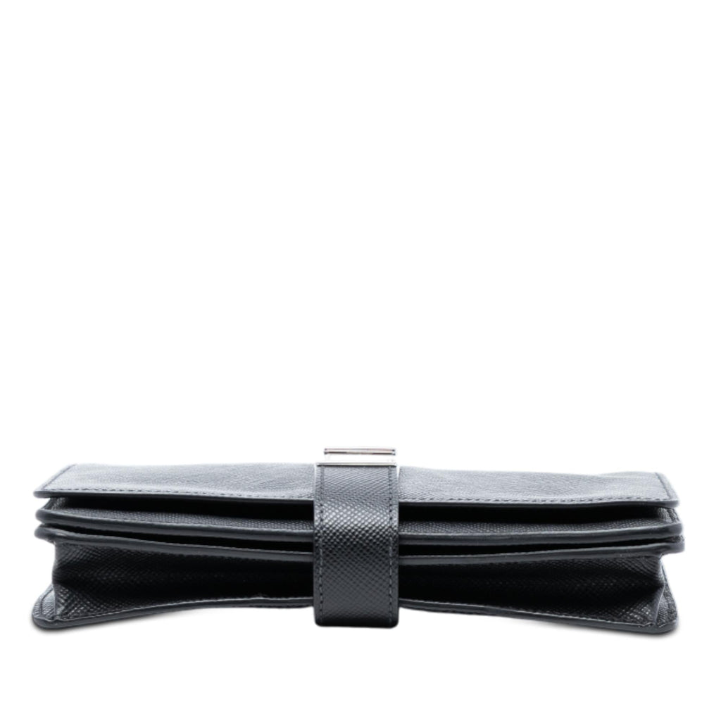 Prada Saffiano Flap Clutch