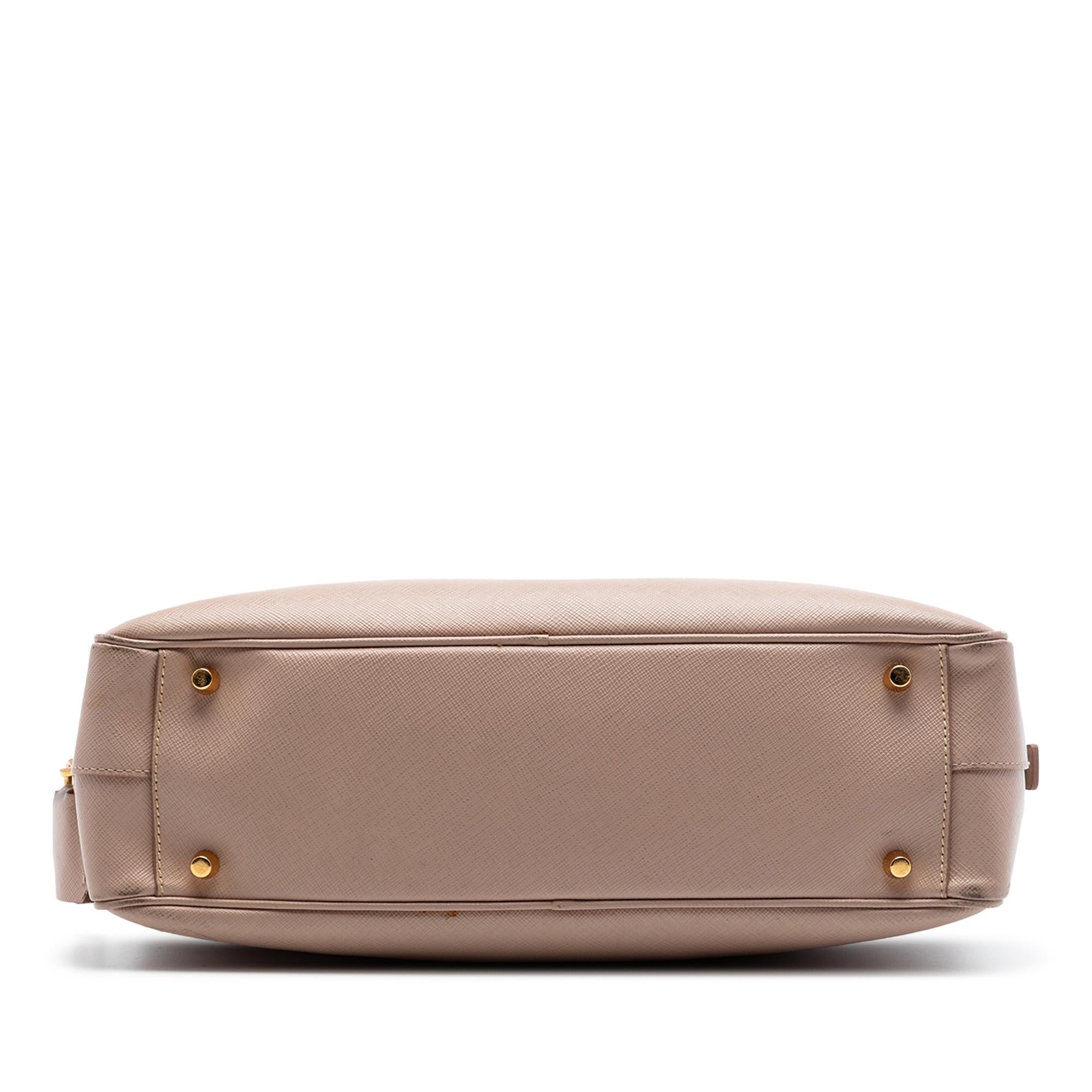Prada Saffiano Lux Bauletto Satchel