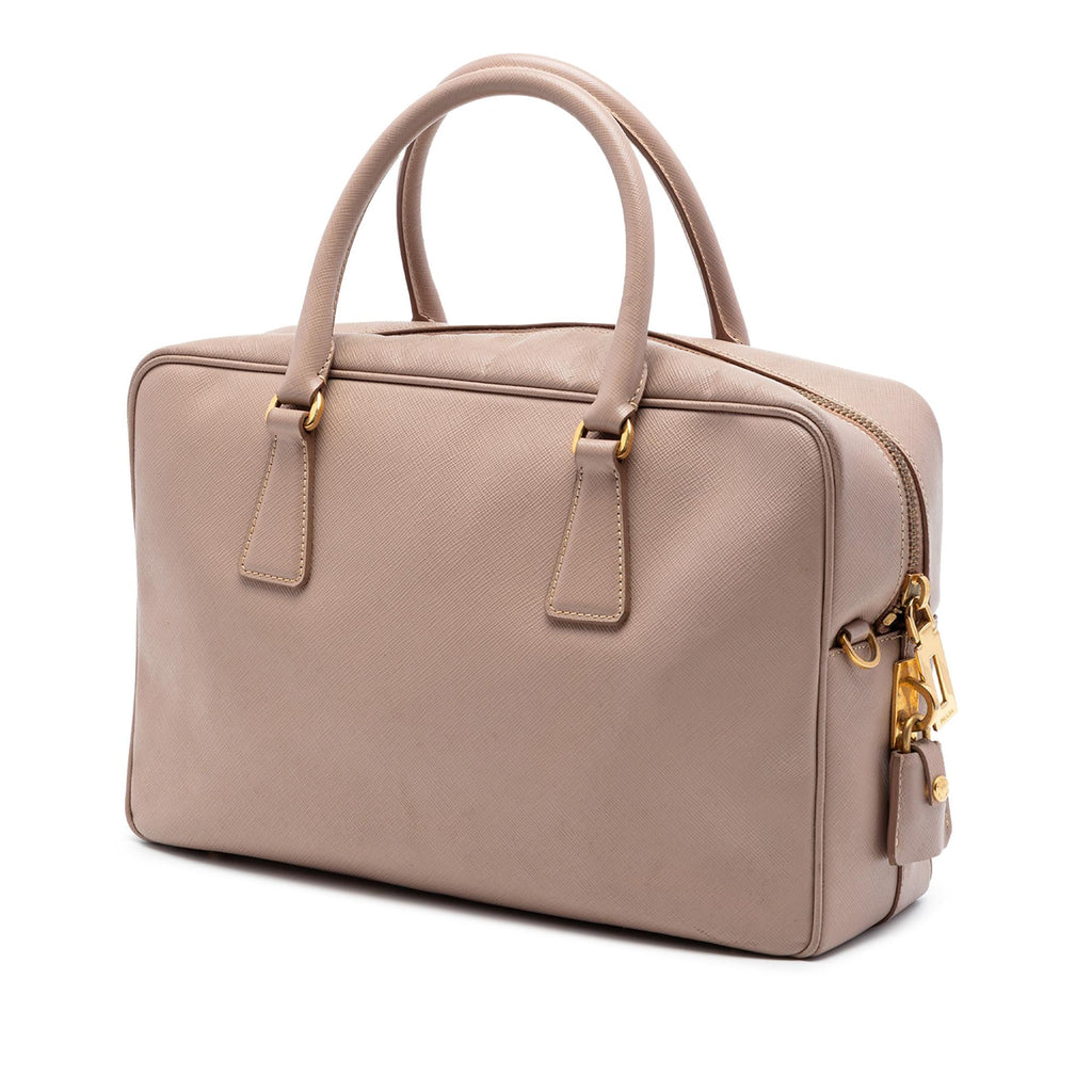 Prada Saffiano Lux Bauletto Satchel