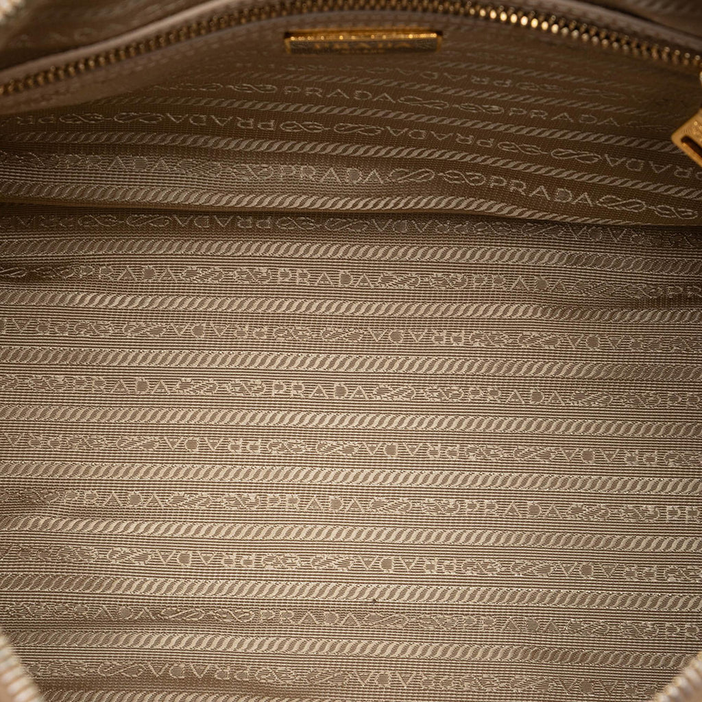 Prada Saffiano Lux Boston Bag