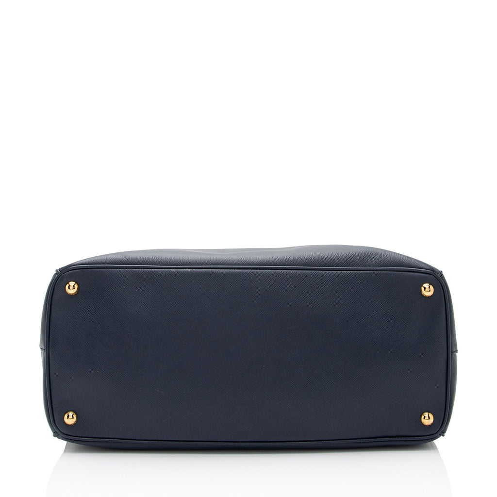 Prada Saffiano Lux Double Zip Large Tote (SHF-sygS6q)