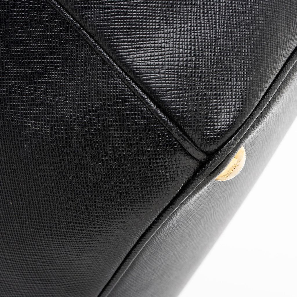 Prada Saffiano Lux Double Zip Large Tote