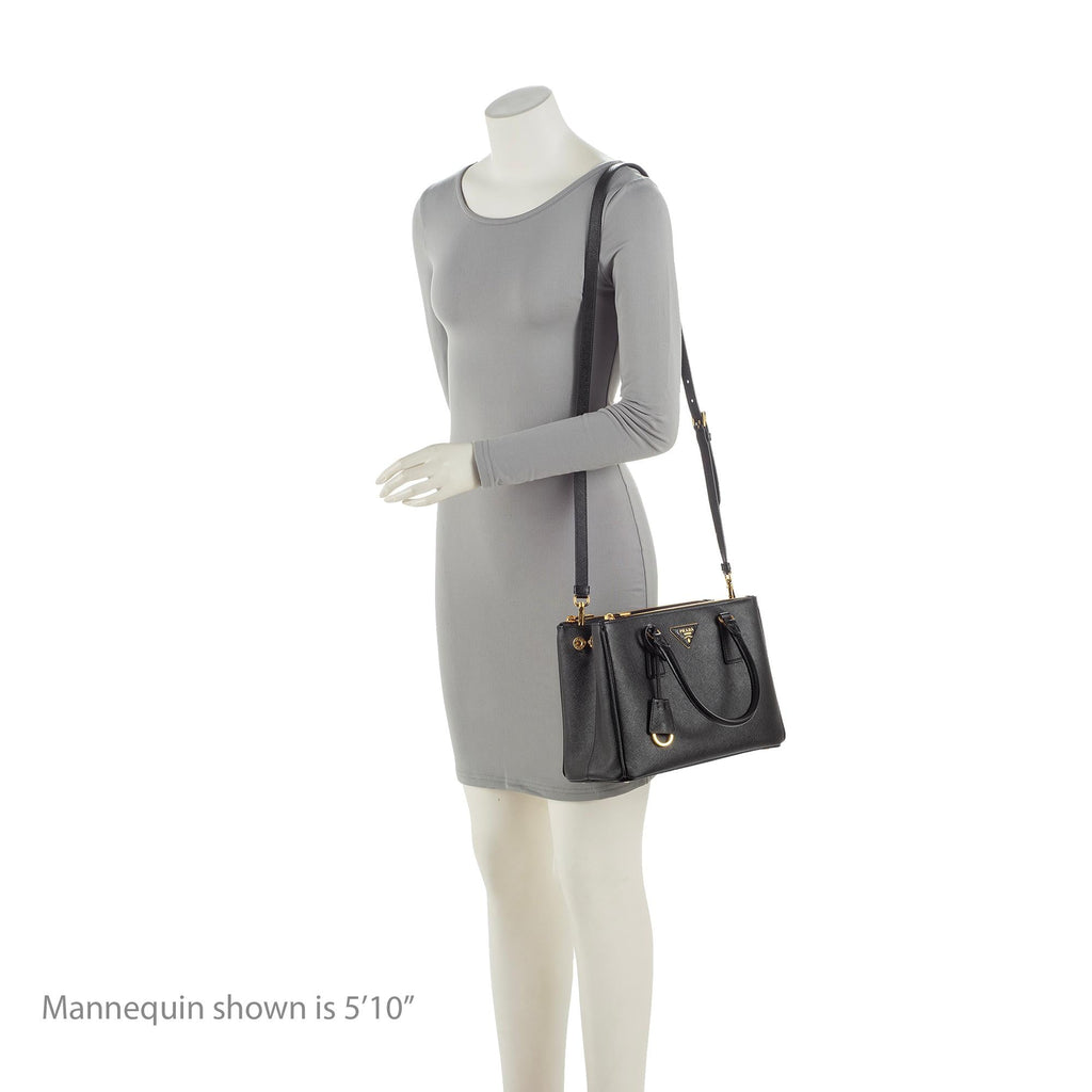 Prada Saffiano Lux Double Zip Medium Tote