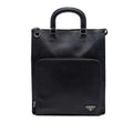 Prada Saffiano Lux Front Pocket Convertible Tote