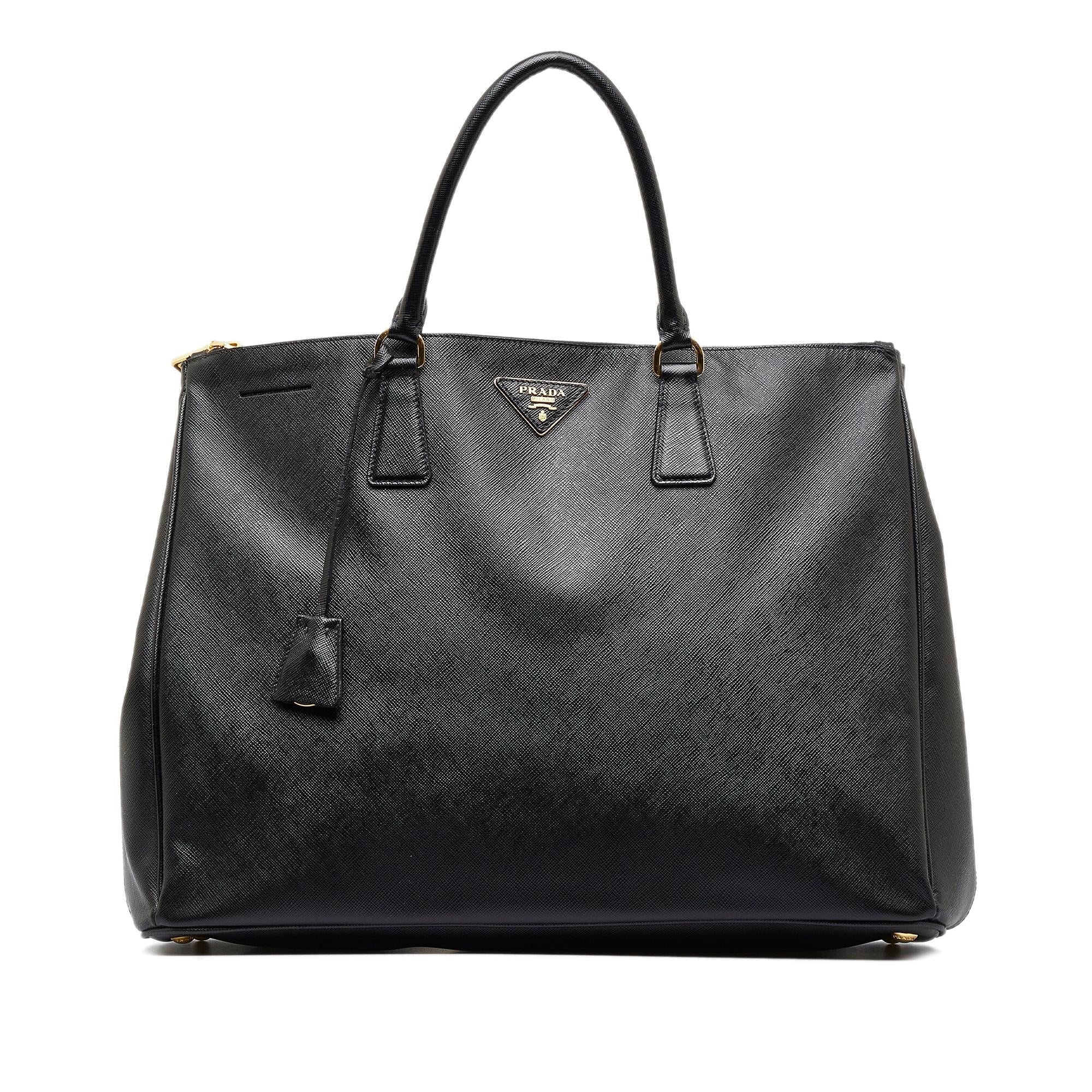 Prada Saffiano Lux Galleria Double Zip Tote (SHG-eRftwn)