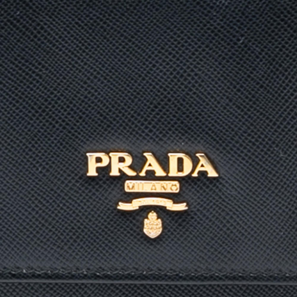 Prada Saffiano Lux Wallet On Chain
