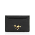 Prada Saffiano Metal Oro Card Case