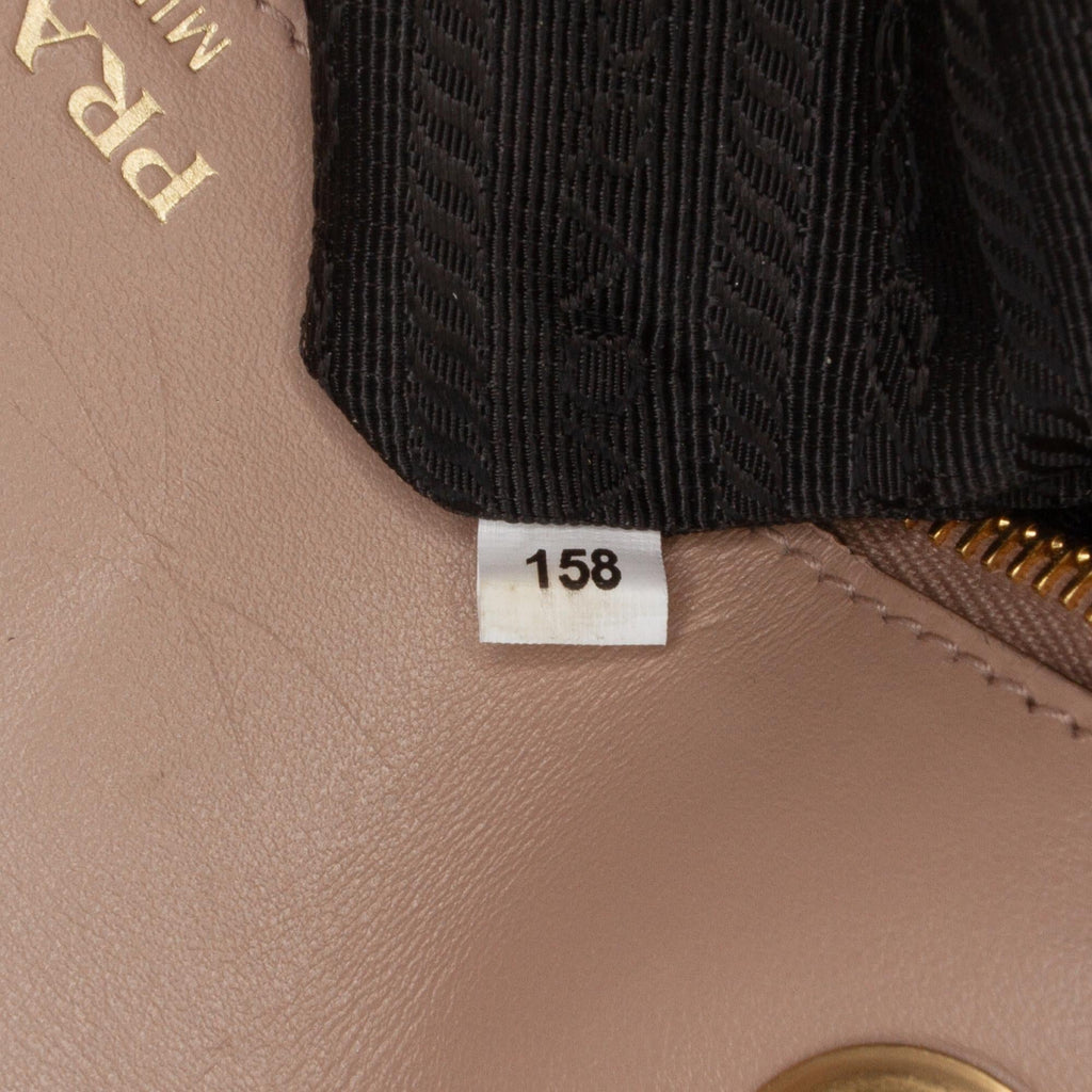 Prada Saffiano Pattina Chain Crossbody