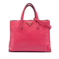 Prada Saffiano Soft Triple Pocket Tote