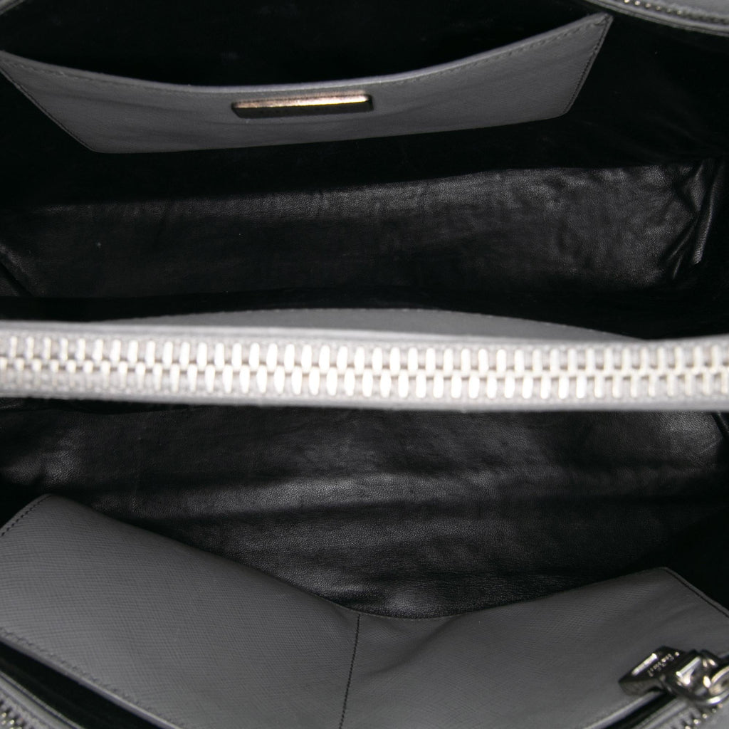 Prada Saffiano Soft Triple Pocket Tote