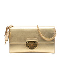 Prada Saffiano Sound Lock Wallet on Chain