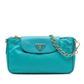 Prada Saffiano Trimmed Tessuto Chain Crossbody