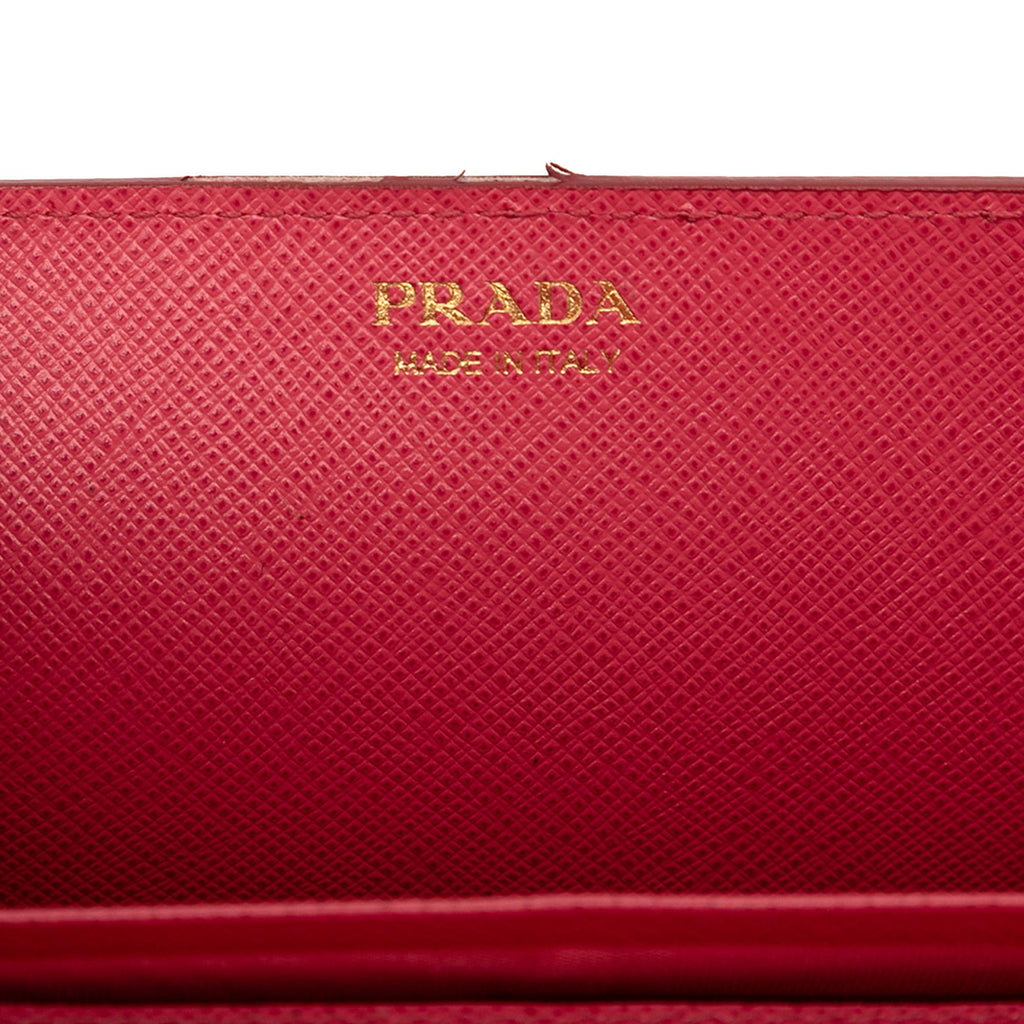 Prada Saffiano Wallet On Chain