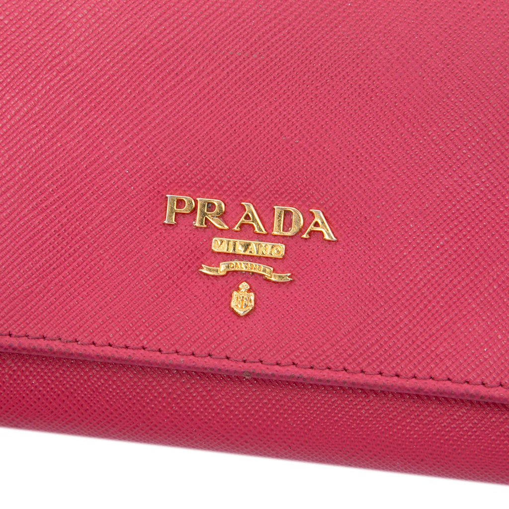 Prada Saffiano Wallet On Chain
