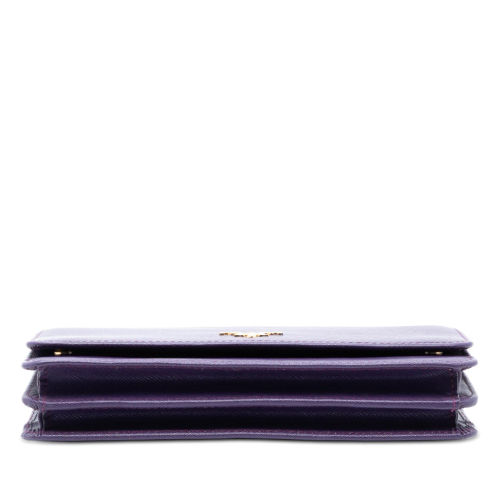 Prada Saffiano Wallet on Strap