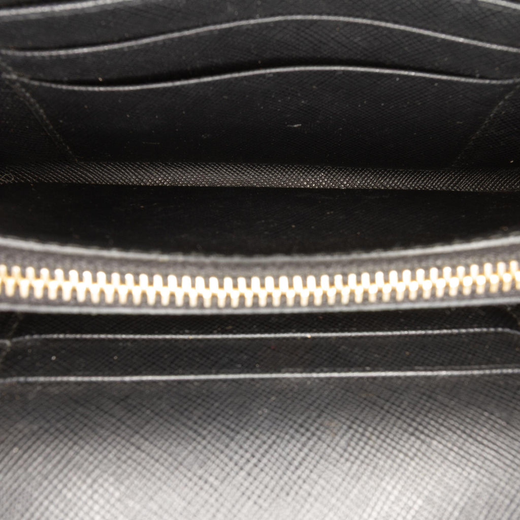 Prada Saffiano Wallet on Strap