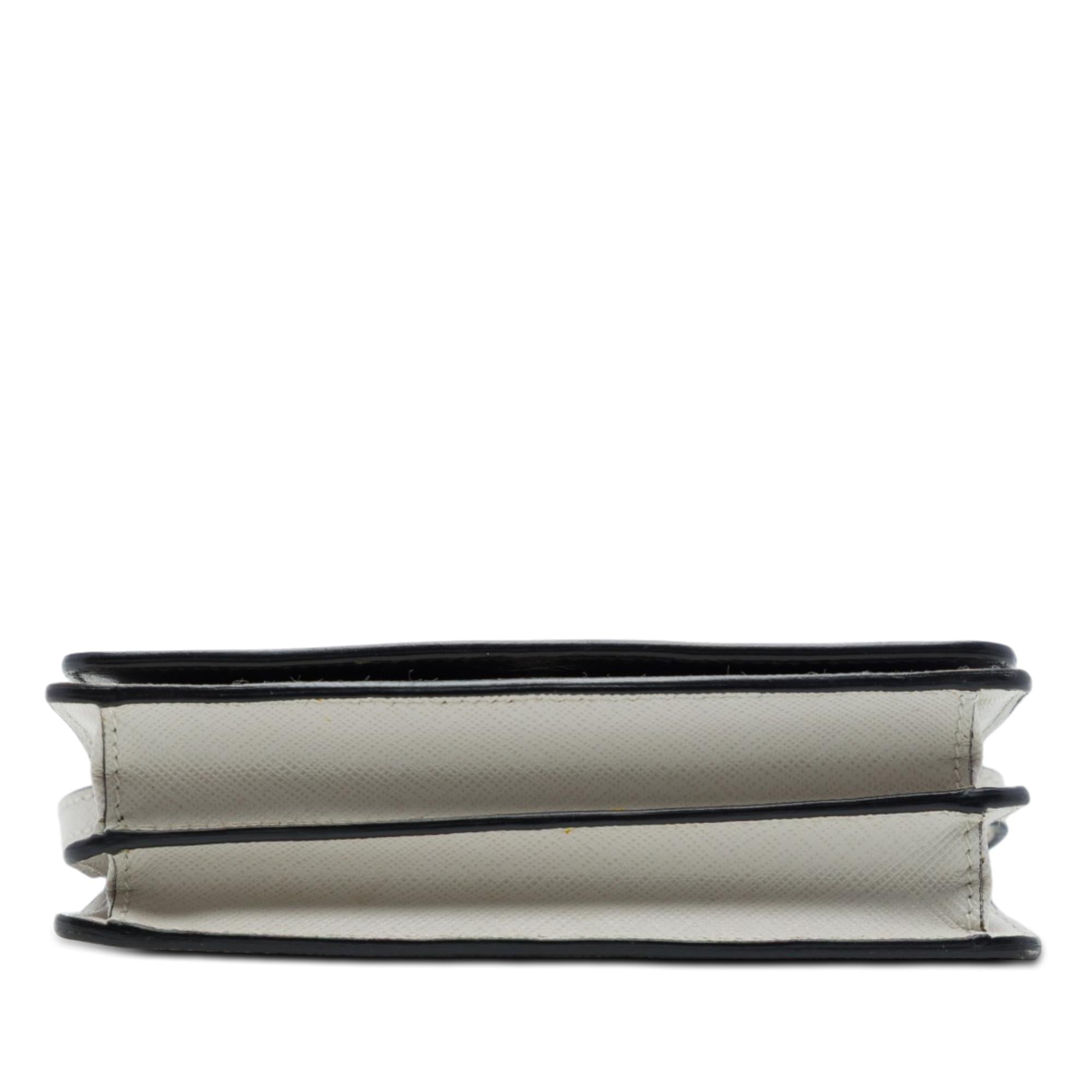 Prada Saffiano Wallet on Strap