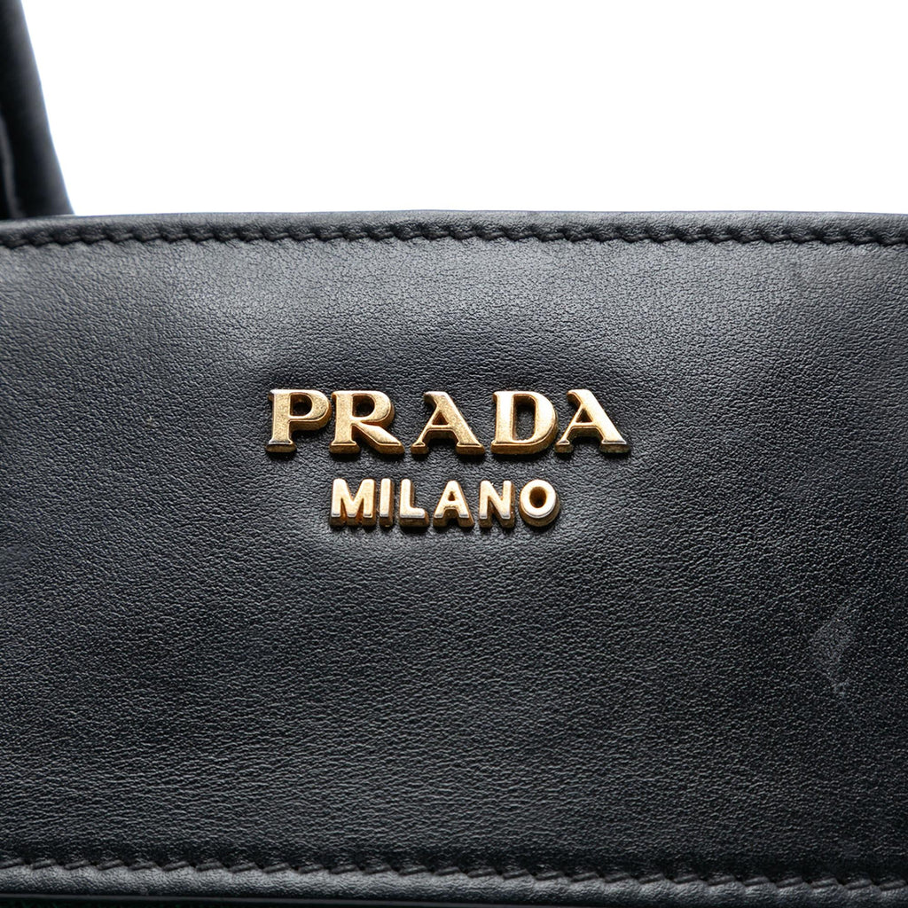 Prada Saffiano and City Calf Esplanade Satchel