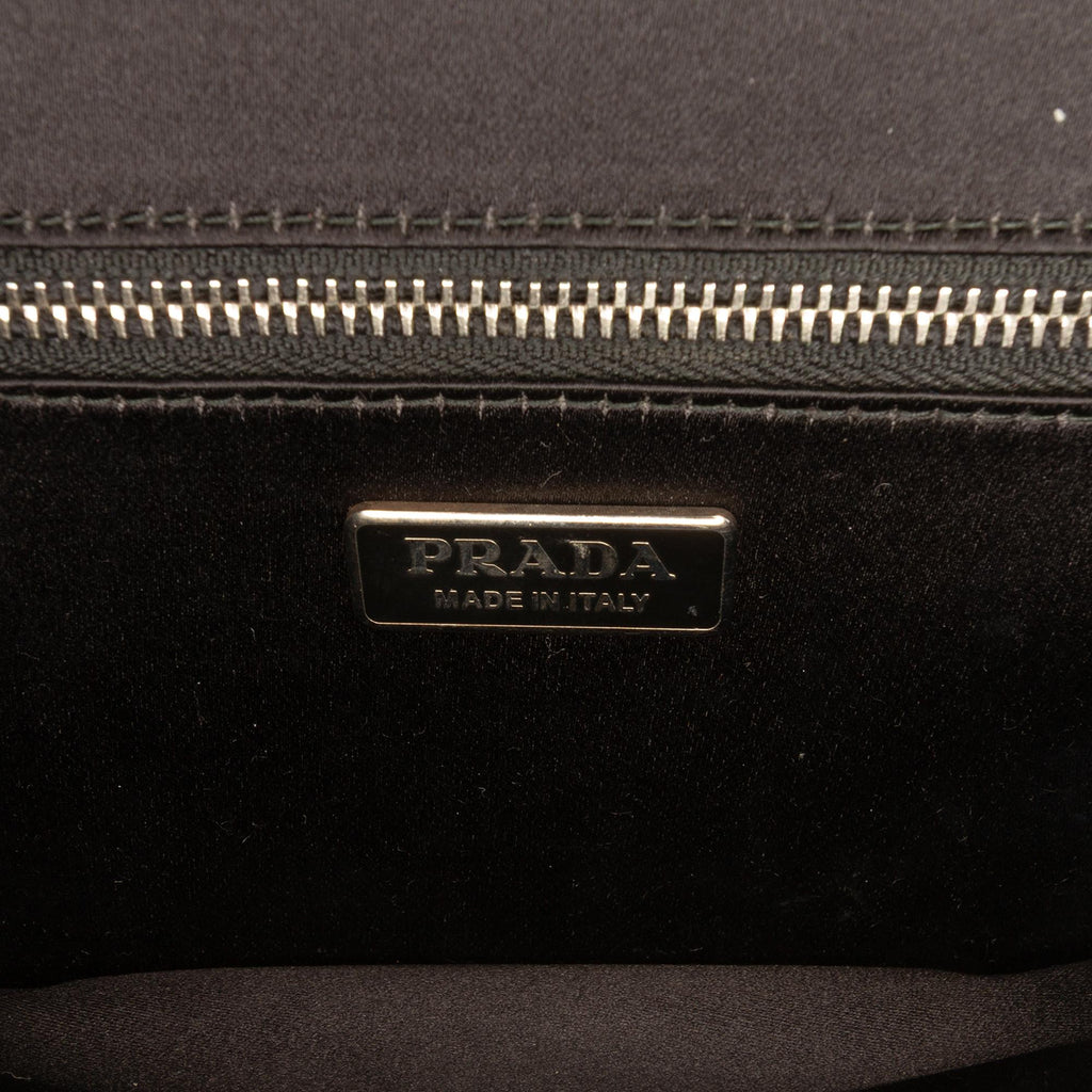 Prada Sequin Embellished Baia Chain Flap