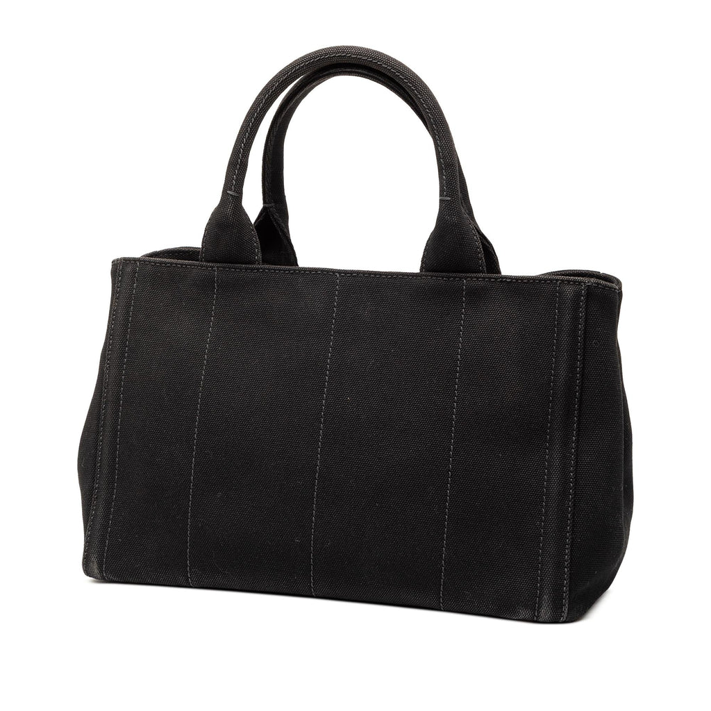 Prada Small Canvas Canapa Bijoux Satchel