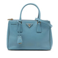 Prada Small Saffiano Lux Galleria Double Zip Satchel