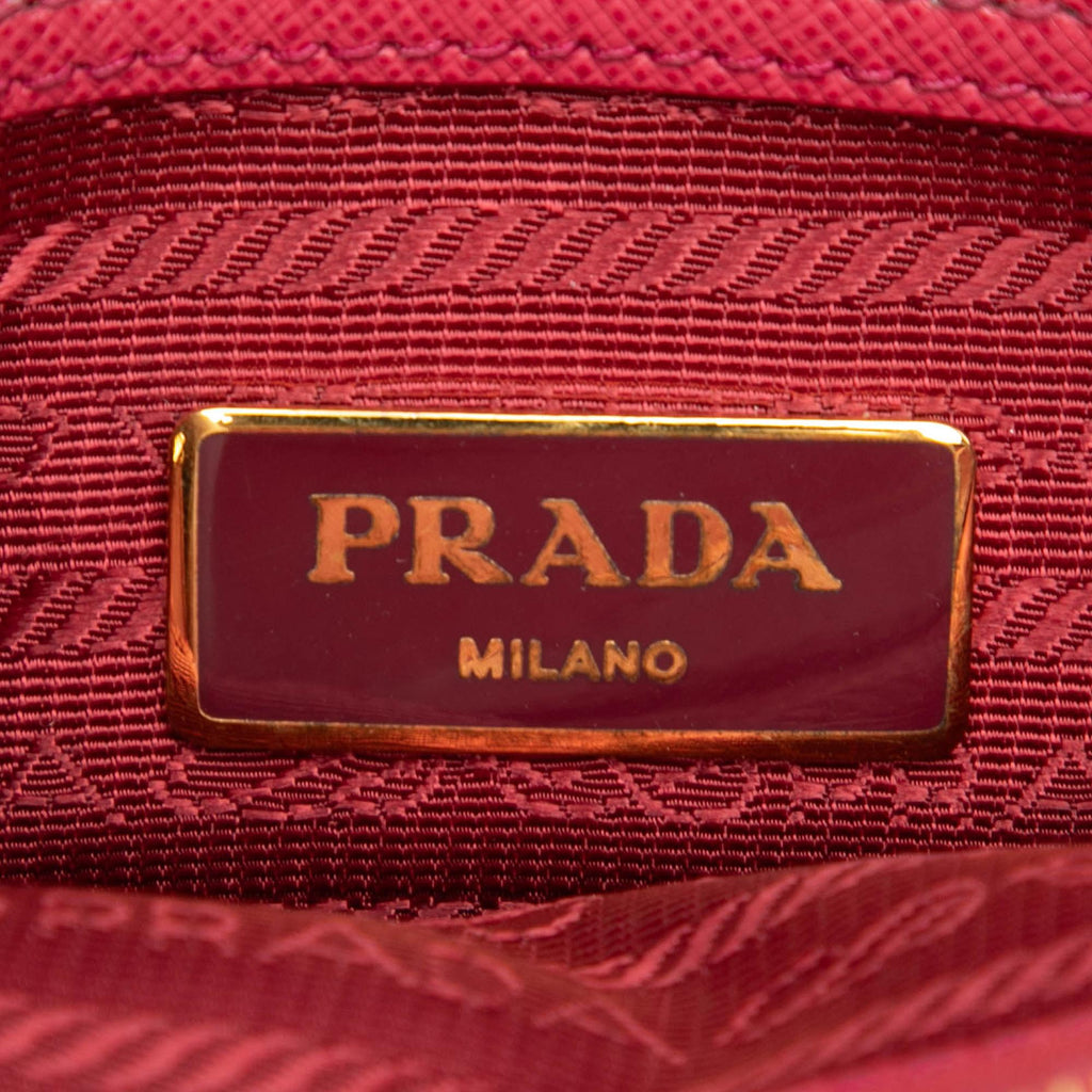 Prada Small Saffiano Lux Promenade Satchel