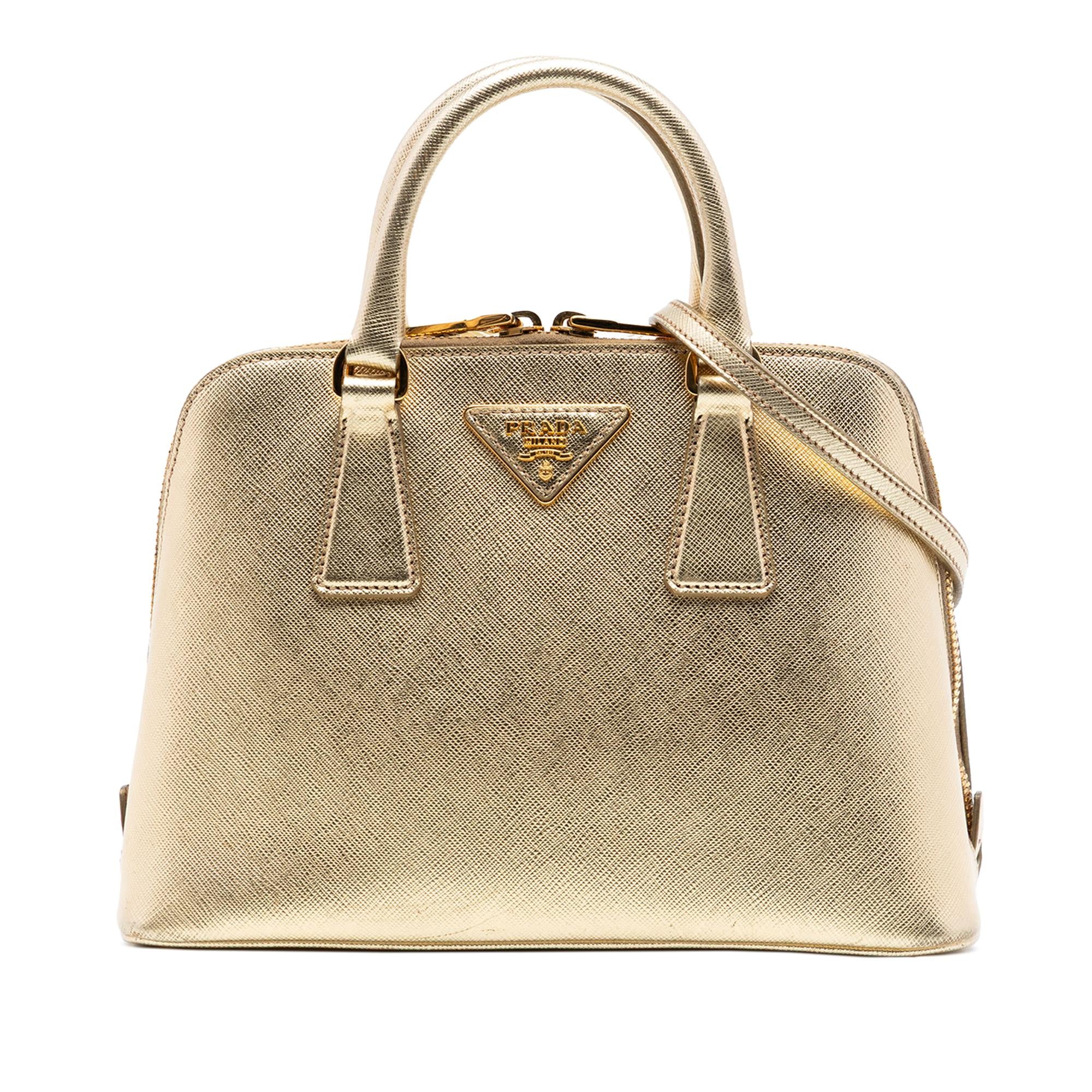 Prada Small Saffiano Lux Promenade Satchel