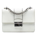 Prada Small Saffiano Sound Lock Chain Crossbody