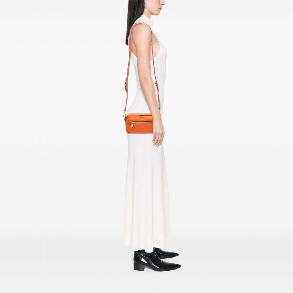 Prada Small Tessuto Front Pocket Camera Bag