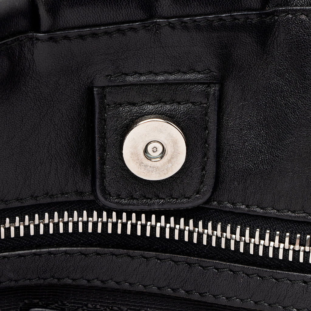 Prada Soft Calf Buckle Satchel