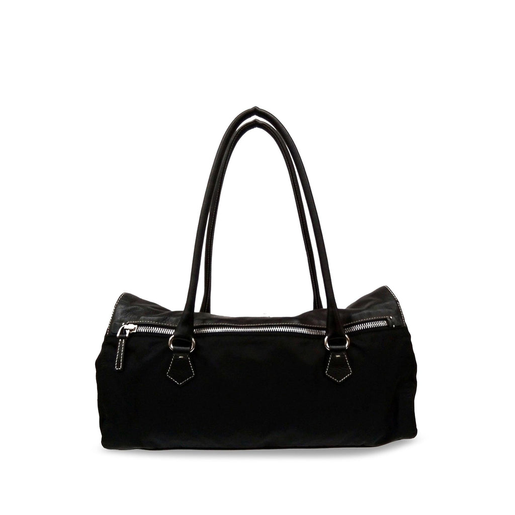 Prada Soft Calf and Tessuto Easy Shoulder Bag (SHG-IgRcvW)