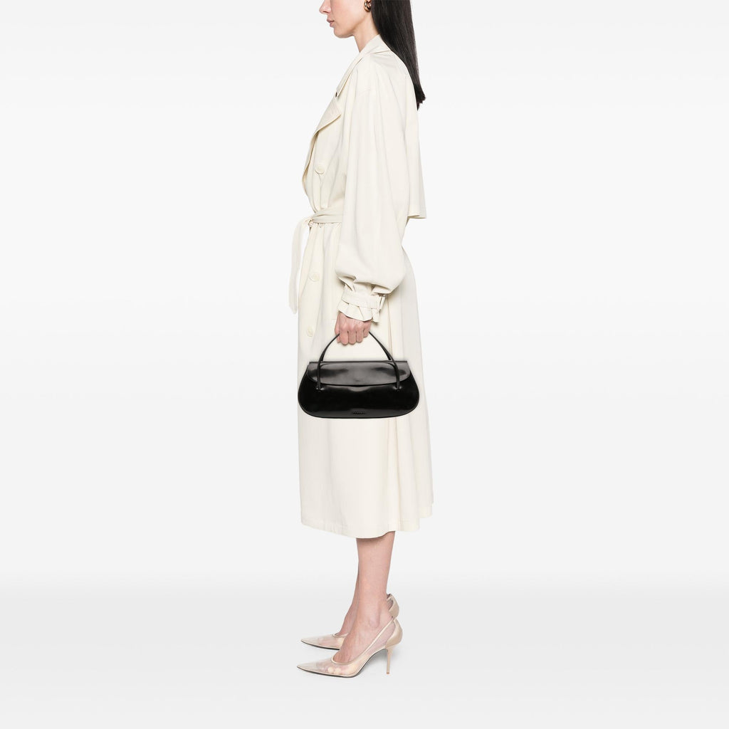 Prada Spazzolato Flap Handbag