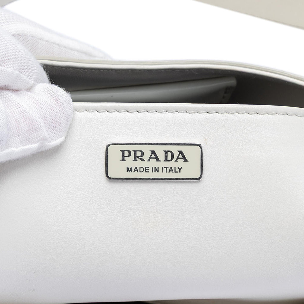 Prada Spazzolato Leather Cleo Shoulder Bag