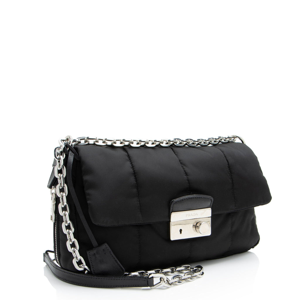 Prada Tessuto Bomber Shoulder Bag