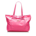 Prada Tessuto Bow Tote (SHG-7HI0d8)
