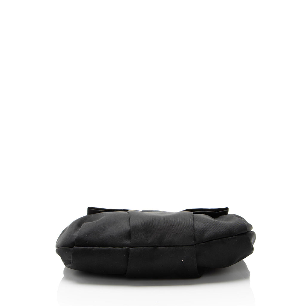 Prada Tessuto Bow Wristlet