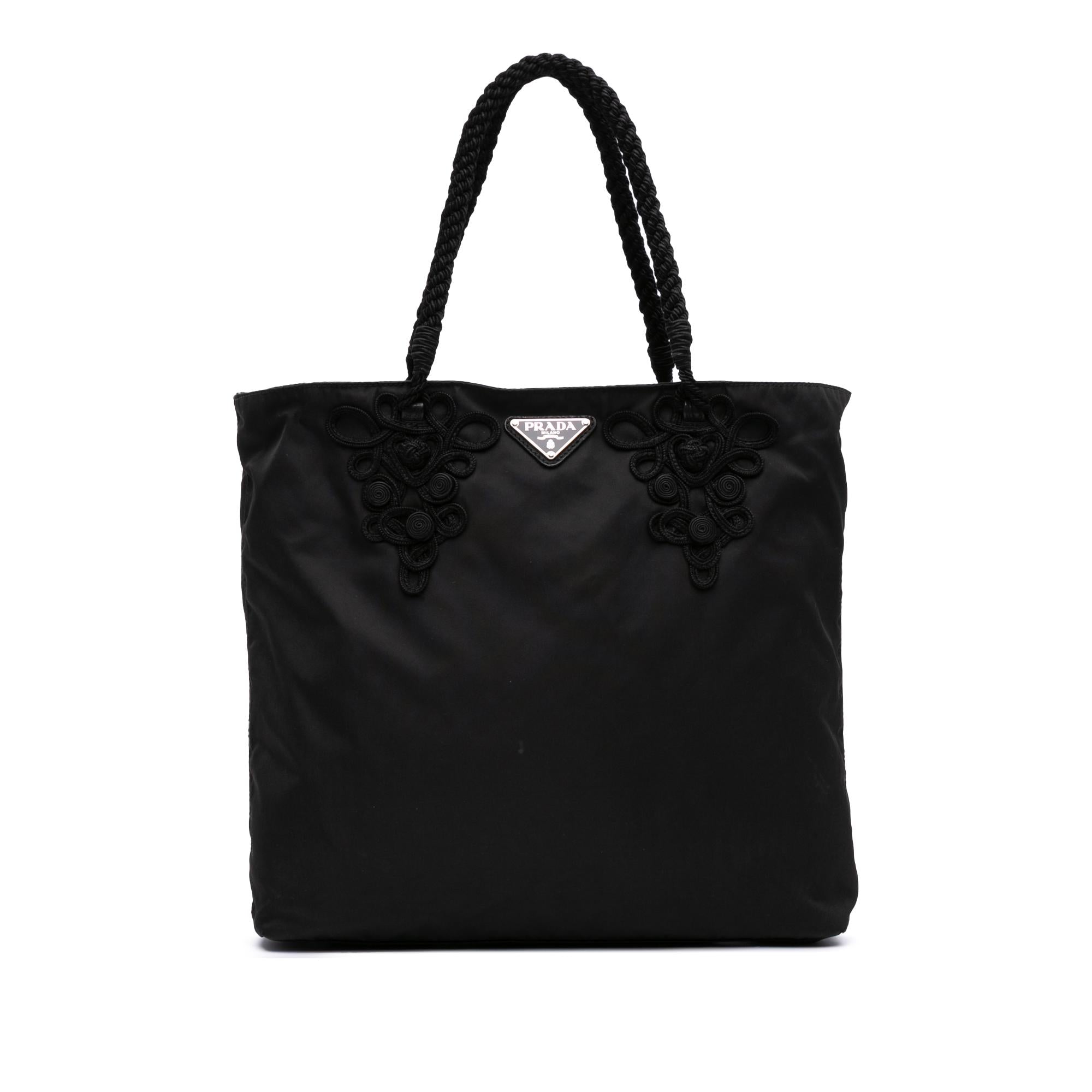 Prada Tessuto Braided Tote