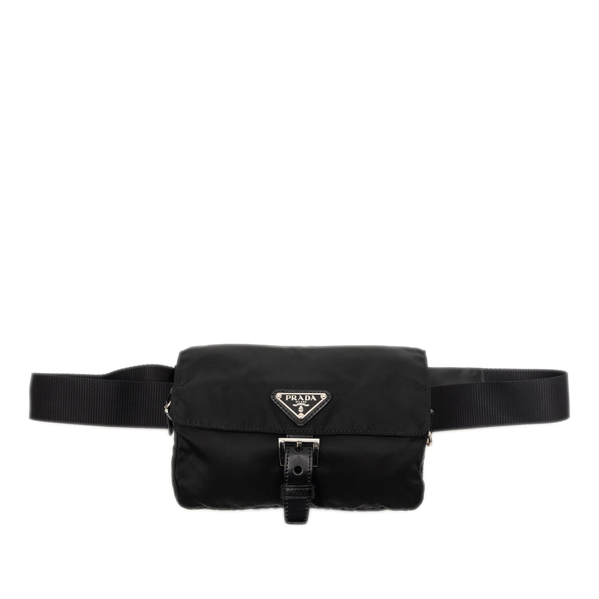 Prada Tessuto Buckle Belt Bag