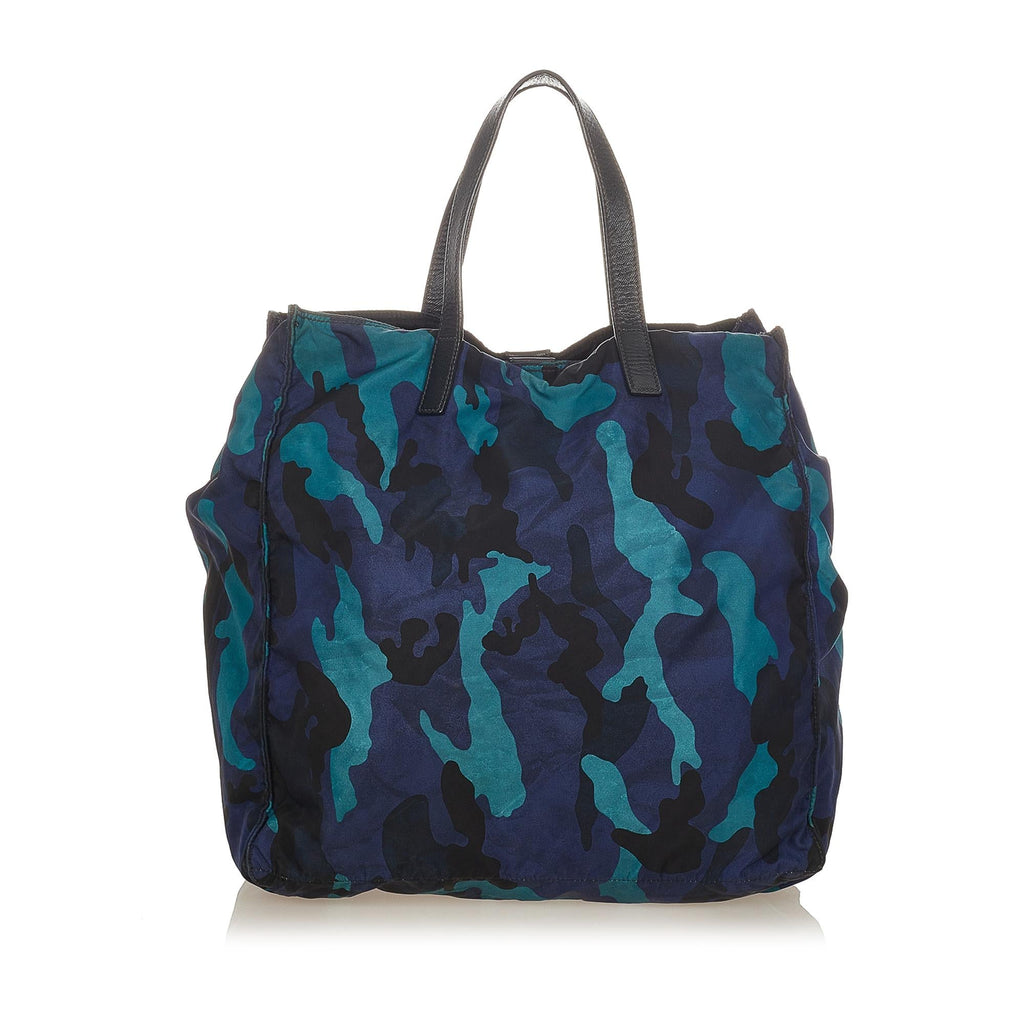 Prada Tessuto Camouflage Tote Bag (SHG-24753)