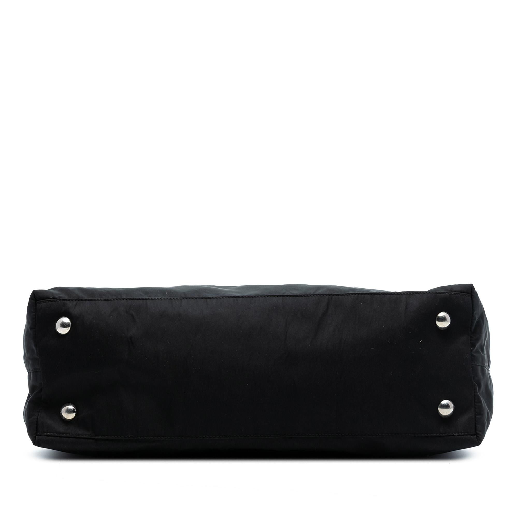 Prada Tessuto Canapa Logo Satchel