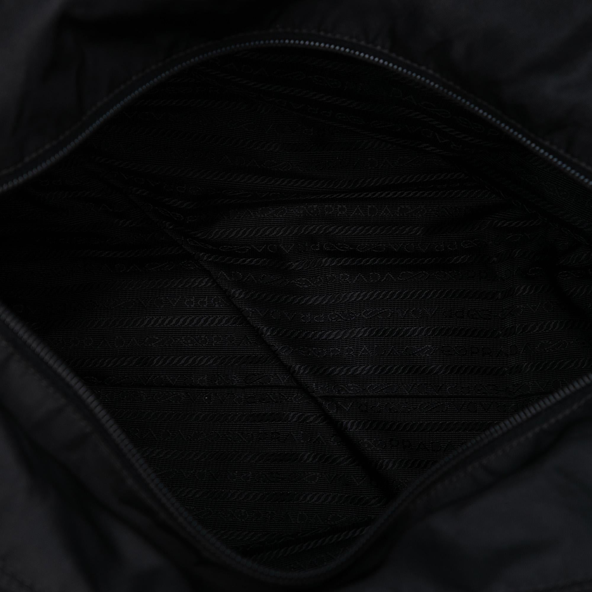 Prada Tessuto Canapa Logo Satchel