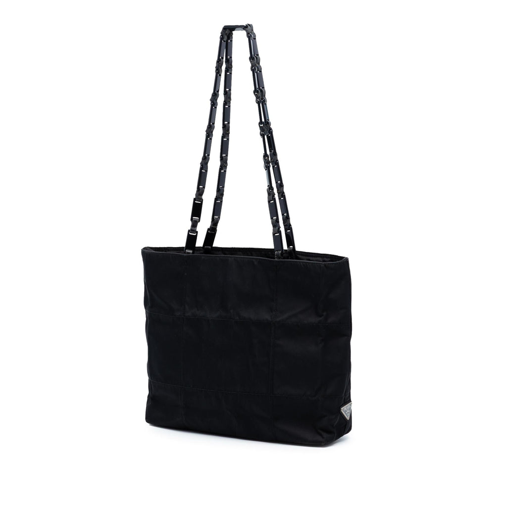 Prada Tessuto Chain Shoulder Bag
