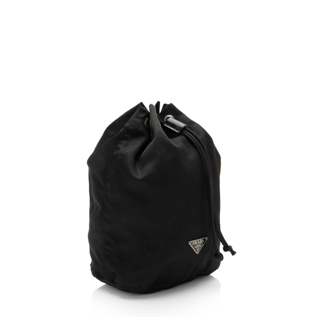 Prada Vintage Tessuto Drawstring Pouch
